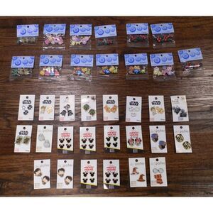 Dress it Up Disney Star Wars Harry Potter Button Lot of 35 New in Bags